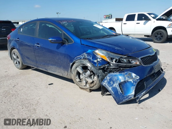 2018 Kia Forte LX with VIN 3KPFL4A77JE213766, listed as a IAAI auction lot 41785696 with 46,031 mi miles and . Bid and sale history available at DreamBid. Image 1.