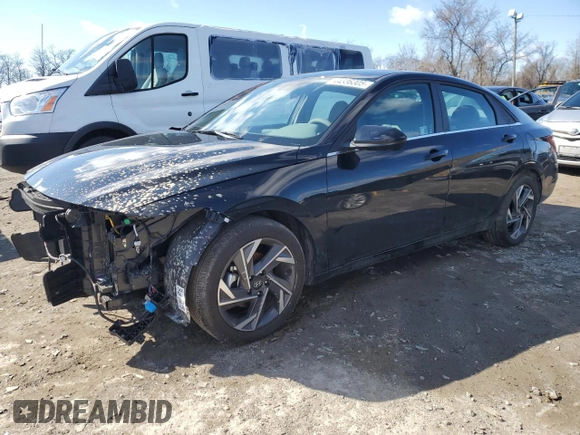 2025 Hyundai Elantra SEL Convenience with VIN KMHLS4DG6SU891344, listed as a Copart auction lot 44336305 with 2,777 mi miles and Salvage Title. Bid and sale history available at DreamBid. Image 1.