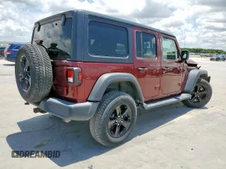 2021 Jeep Wrangler Unlimited Sport S with VIN 1C4HJXDN9MW596033, listed as a Copart auction lot 62300885 with 14,633 mi miles and Salvage title. Bid and sale history available at DreamBid. Image 3.