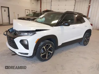 2022 Chevrolet TrailBlazer RS with VIN KL79MUSL9NB015079, listed as a IAAI auction lot 42037322 with 73,701 mi miles and . Bid and sale history available at DreamBid. Image 2.