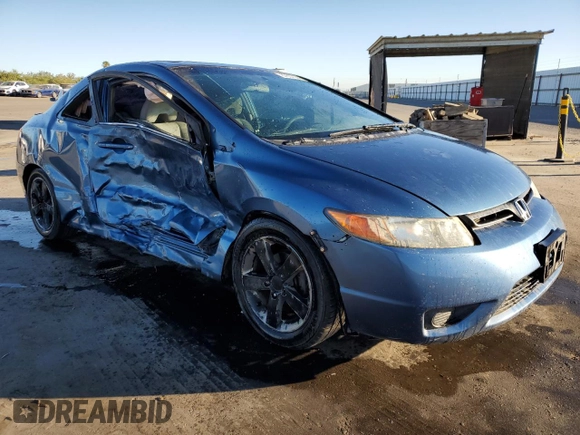 2006 Honda Civic Cpe EX with VIN 2HGFG128X6H525359, listed as a Copart auction lot 67657284 with 162,571 mi miles and Salvage Title. Bid and sale history available at carsss.com. Image 4.