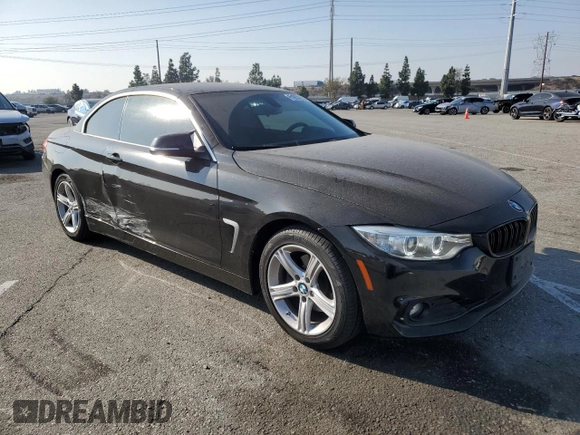 2015 BMW 4 Series 428i with VIN WBA3V7C53F5A24500, listed as a Copart auction lot 81058994 with 97,205 mi miles and Salvage Title. Bid and sale history available at carsss.com. Image 4.