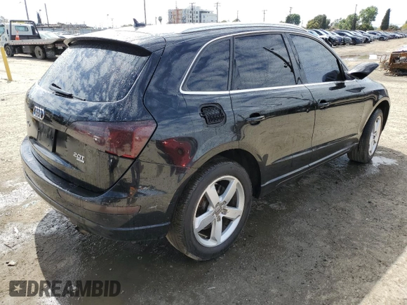 2011 Audi Q5 Premium Plus with VIN WA1LFAFPXBA053205, listed as a Copart auction lot 49642205 with 172,438 mi miles and Salvage Title. Bid and sale history available at DreamBid. Image 3.