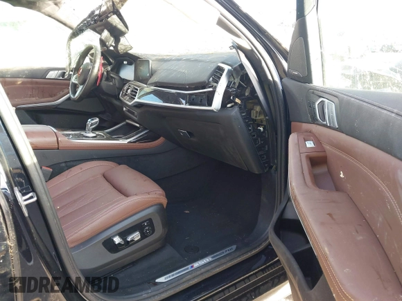 2022 BMW X7 M50i with VIN 5UXCX6C08N9M65716, listed as a IAAI auction lot 40795908 with 1 mi miles. Bid and sale history available at carsss.com. Image 5.