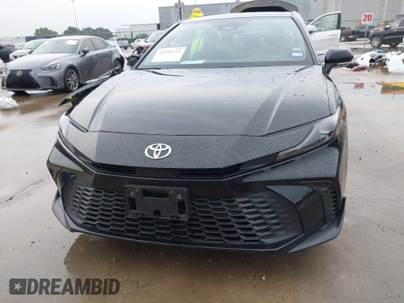 2025 Toyota Camry LE with VIN 4T1DAACKXSU526497, listed as a IAAI auction lot 42211721 with 22,312 mi miles and . Bid and sale history available at DreamBid. Image 12.