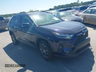 2023 Toyota RAV4 Hybrid XLE Premium with VIN JTMB6RFV4PD098886, listed as a IAAI auction lot 42112706 with 47,743 mi miles and . Bid and sale history available at DreamBid. Image 1.