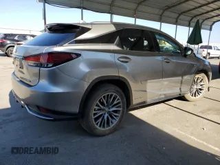 2020 Lexus RX 450h F Sport Performance z VIN 2T2YGMDA9LC044397, wystawiony jako Copart lot #60571545 z przebiegiem 43 856 mil mil oraz Szkoda całkowita • Salvage title. Historia ofert i sprzedaży dostępna na DreamBid. Obrazek 3.