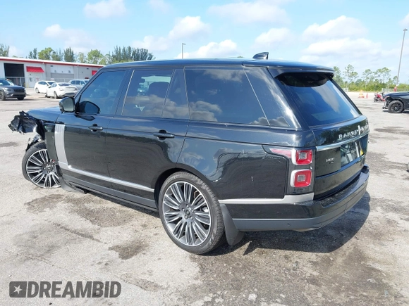 2021 Land Rover Range Rover P525 Westminster z VIN SALGS2SE0MA439172, wystawiony jako IAAI lot #42186748 z przebiegiem 22 326 mil mil oraz . Historia ofert i sprzedaży dostępna na DreamBid. Obrazek 3.