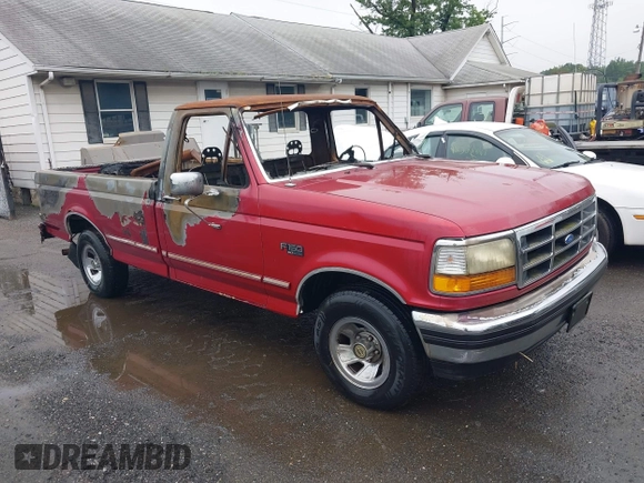 1995 Ford F-150 with VIN 1FTDF15Y2SNA75230, listed as a IAAI auction lot 42364059 with Not provided miles and . Bid and sale history available at DreamBid. Image 1.