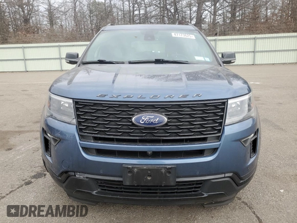 2018 Ford Explorer Sport z VIN 1FM5K8GT6JGC60079, wystawiony jako Copart lot #47173625 z przebiegiem Nie podano mil oraz Szkoda całkowita • Salvage title. Historia ofert i sprzedaży dostępna na DreamBid. Obrazek 5.
