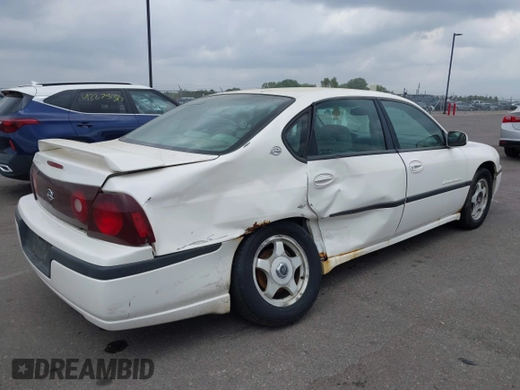 2002 Chevrolet Impala LS z VIN 2G1WH55K129120790, wystawiony jako IAAI lot #42276624 z przebiegiem 211 395 mil mil oraz . Historia ofert i sprzedaży dostępna na DreamBid. Obrazek 4.