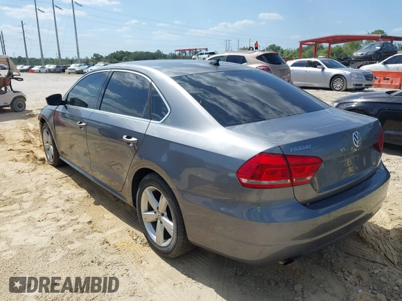 2015 Volkswagen Passat S with VIN 1VWAS7A38FC082760, listed as a IAAI auction lot 42156013 with 199,450 mi miles and . Bid and sale history available at DreamBid. Image 3.