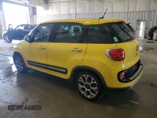2014 FIAT 500L Trekking with VIN ZFBCFADH7EZ013707, listed as a Copart auction lot 54251675 with 99,735 mi miles and Non Repairable. Bid and sale history available at carsss.com. Image 2.