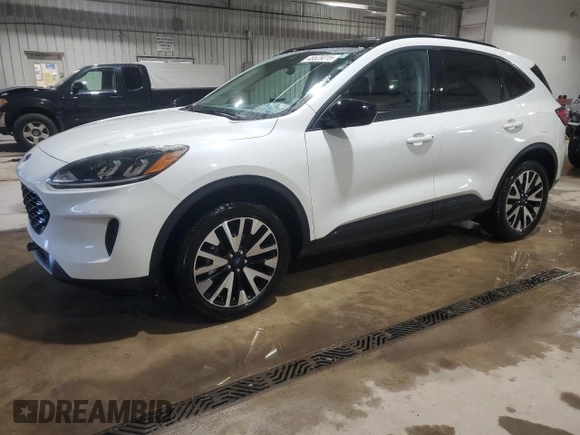 2020 Ford Escape SE Sport Hybrid with VIN 1FMCU9BZ0LUC28736, listed as a Copart auction lot 45525015 with 65,481 mi miles and Salvage Title. Bid and sale history available at DreamBid. Image 1.