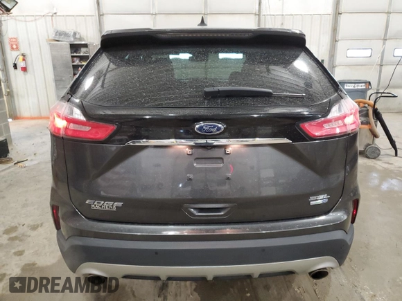2020 Ford Edge SEL with VIN 2FMPK4J98LBB61630, listed as a Copart auction lot 51987445 with 56,355 mi miles and Salvage Title. Bid and sale history available at DreamBid. Image 6.