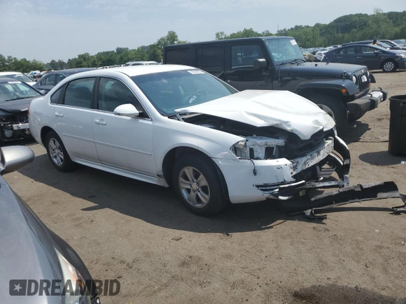 2015 Chevrolet Impala LS with VIN 2G1WA5E38F1124725, listed as a Copart auction lot 66021305 with 114,419 mi miles and Non repairable. Bid and sale history available at DreamBid. Image 4.