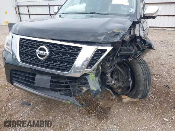 2020 Nissan Armada SV with VIN JN8AY2ND3LX016455, listed as a IAAI auction lot 41015514 with 109,562 mi miles. Bid and sale history available at carsss.com. Image 21.
