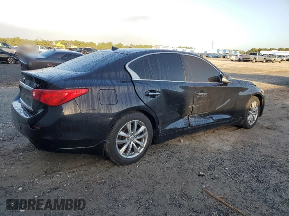 2014 Infiniti Q50 z VIN JN1BV7AP2EM672854, wystawiony jako Copart lot #78478594 z przebiegiem 122 796 mil mil oraz Szkoda całkowita • Salvage title. Historia ofert i sprzedaży dostępna na DreamBid. Obrazek 3.