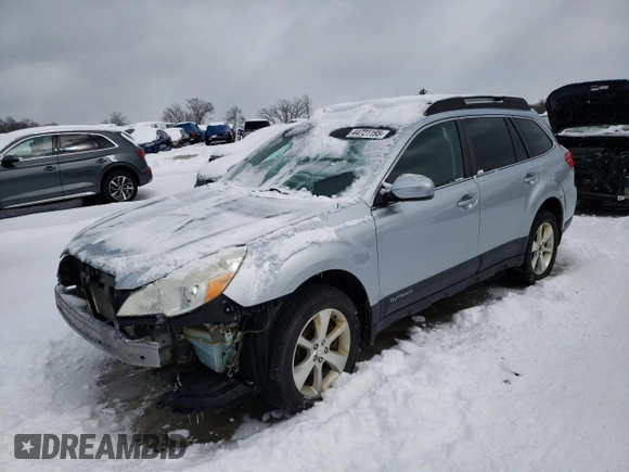 2013 Subaru Outback Limited with VIN 4S4BRDJC9D2212609, listed as a Copart auction lot 44721195 with 243,578 mi miles and Salvage title. Bid and sale history available at DreamBid. Image 1.