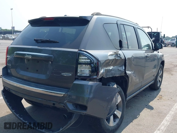 2017 Jeep Compass Latitude with VIN 1C4NJDEB4HD114026, listed as a IAAI auction lot 42449519 with 97,877 mi miles and . Bid and sale history available at DreamBid. Image 4.