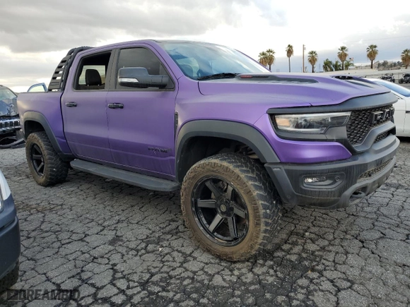2021 Ram 1500 TRX with VIN 1C6SRFU90MN902187, listed as a Copart auction lot 45518145 with 41,927 mi miles and Salvage Title. Bid and sale history available at carsss.com. Image 4.