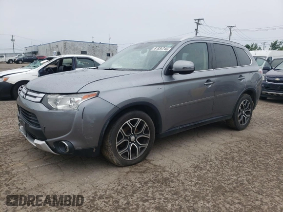 2015 Mitsubishi Outlander GT with VIN JA4JZ4AX7FZ001920, listed as a Copart auction lot 61934745 with 141,190 mi miles and Clean title. Bid and sale history available at DreamBid. Image 1.