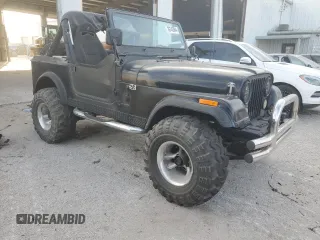 1986 Jeep CJ with VIN 1JCCM87E9GT012320, listed as a Copart auction lot 76745944 with 185,443 mi miles and Clean Title. Bid and sale history available at carsss.com. Image 4.