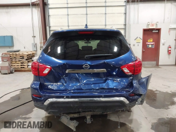 2020 Nissan Pathfinder SV with VIN 5N1DR2BM7LC601374, listed as a IAAI auction lot 41934457 with 43,327 mi miles and . Bid and sale history available at DreamBid. Image 16.