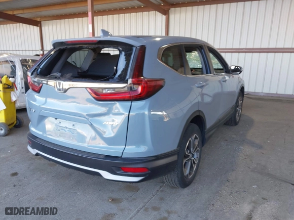 2021 Honda CR-V EX-L with VIN 2HKRW2H88MH617683, listed as a IAAI auction lot 41687272 with 1 mi miles. Bid and sale history available at carsss.com. Image 4.