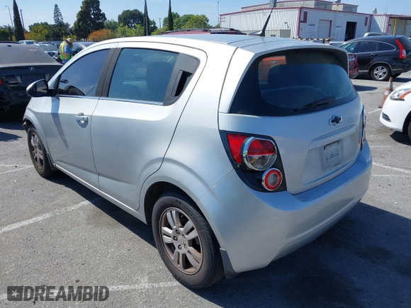 2013 Chevrolet Sonic LT with VIN 1G1JC6SG0D4202398, listed as a IAAI auction lot 42067950 with 141,114 mi miles. Bid and sale history available at carsss.com. Image 3.