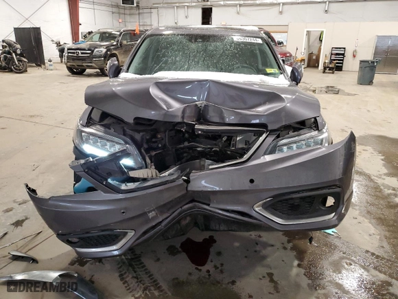 2018 Acura RDX w/Advance Pkg with VIN 5J8TB4H70JL016801, listed as a Copart auction lot 86307244 with 55,277 mi miles and Salvage Title. Bid and sale history available at carsss.com. Image 5.