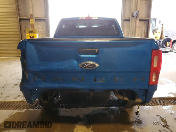 2021 Ford Ranger XL with VIN 1FTER4FH3MLD77703, listed as a Copart auction lot 44117485 with 44,938 mi miles and Salvage Title. Bid and sale history available at carsss.com. Image 6.