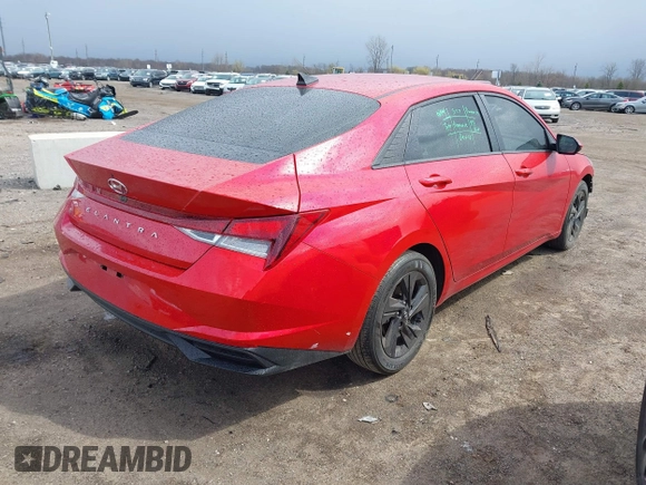 2023 Hyundai Elantra SEL with VIN 5NPLM4AG3PH089225, listed as a IAAI auction lot 41972565 with 28,667 mi miles and . Bid and sale history available at DreamBid. Image 4.