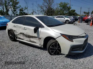 2021 Toyota Corolla SE with VIN JTDS4MCE3MJ071415, listed as a Copart auction lot 53368925 with 74,736 mi miles and Salvage Title. Bid and sale history available at carsss.com. Image 4.