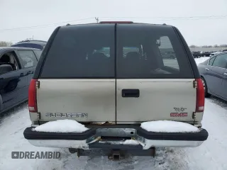 1999 GMC Suburban with VIN 3GKGK26J7XG537043, listed as a Copart auction lot 44683575 with 196,124 mi miles and Salvage Title. Bid and sale history available at carsss.com. Image 6.
