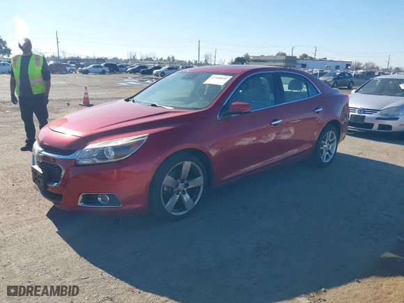 2014 Chevrolet Malibu LTZ with VIN 1G11J5SX2EF230032, listed as a IAAI auction lot 41408841 with 76,846 mi miles. Bid and sale history available at carsss.com. Image 2.