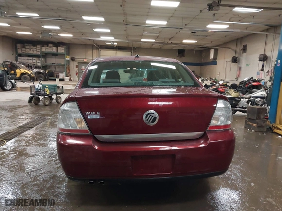 2008 Mercury Sable Premier with VIN 1MEHM42W08G608456, listed as a IAAI auction lot 41601619 with 137,936 mi miles. Bid and sale history available at carsss.com. Image 17.