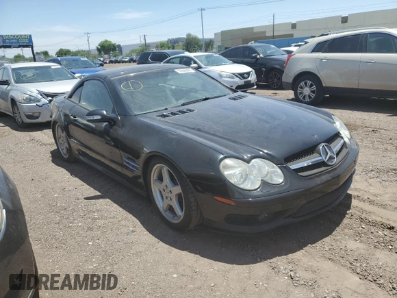 2003 Mercedes-Benz SL 500 with VIN WDBSK75F93F016612, listed as a Copart auction lot 57629005 with 52,791 mi miles and Clean title. Bid and sale history available at DreamBid. Image 4.