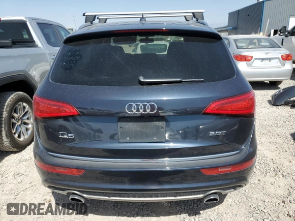 2017 Audi Q5 Premium Plus with VIN WA1M2AFP0HA041847, listed as a Copart auction lot 61988035 with 93,250 mi miles and Salvage title. Bid and sale history available at DreamBid. Image 6.