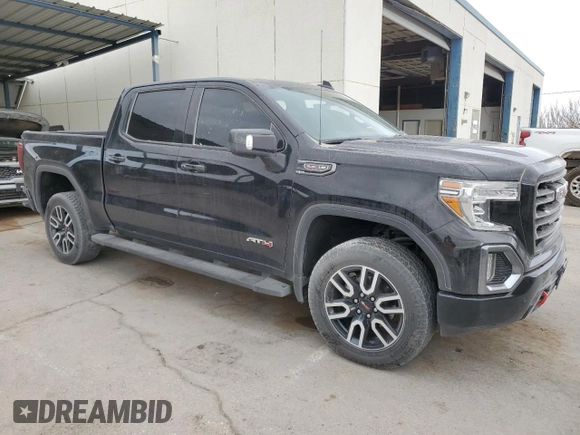 2021 GMC Sierra 1500 AT4 with VIN 3GTP9EED5MG337455, listed as a Copart auction lot 49100895 with 52,550 mi miles and Clean Title. Bid and sale history available at carsss.com. Image 4.