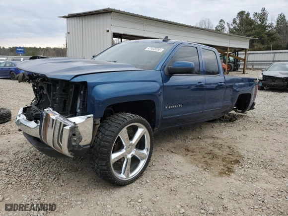 2016 Chevrolet Silverado 1500 LT with VIN 1GCVKREC2GZ266438, listed as a Copart auction lot 47468055 with 153,376 mi miles and Salvage Title. Bid and sale history available at carsss.com. Image 1.
