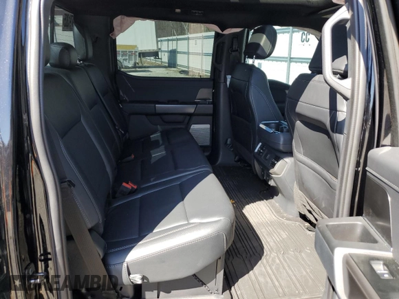 2024 Ford F-150 XLT with VIN 1FTFW3LD5RFB53704, listed as a Copart auction lot 49791305 with 5,972 mi miles and Salvage Title. Bid and sale history available at carsss.com. Image 10.