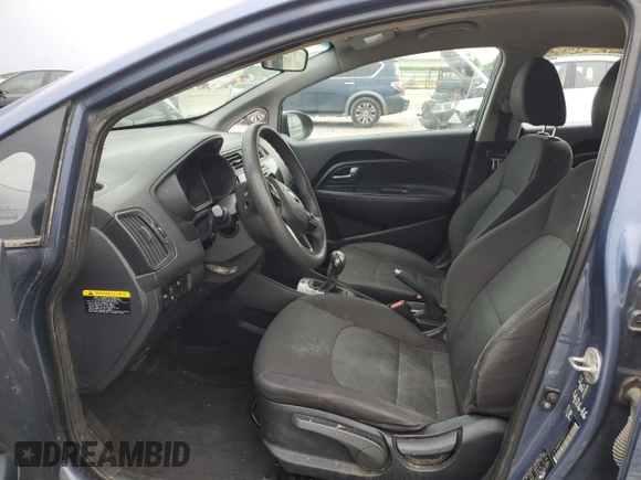 2016 Kia Rio LX with VIN KNADM4A36G6575777, listed as a Copart auction lot 55634255 with Not Provided miles and Clean Title. Bid and sale history available at DreamBid. Image 7.