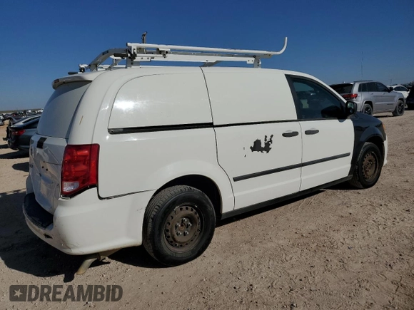 2013 Ram Cargo Van Tradesman with VIN 2C4JRGAG4DR649472, listed as a Copart auction lot 81224274 with 168,913 mi miles and Salvage Title. Bid and sale history available at carsss.com. Image 3.