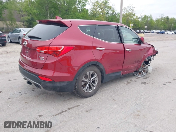 2016 Hyundai Santa Fe z VIN 5XYZTDLBXGG353241, wystawiony jako IAAI lot #42328420 z przebiegiem 120 925 mil mil oraz . Historia ofert i sprzedaży dostępna na DreamBid. Obrazek 4.