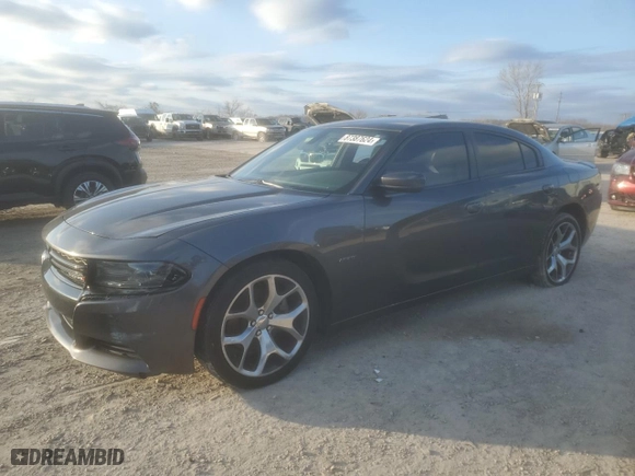 2015 Dodge Charger RT with VIN 2C3CDXCT8FH915848, listed as a Copart auction lot 87387624 with NaN miles and Salvage Title. Bid and sale history available at carsss.com. Image 1.
