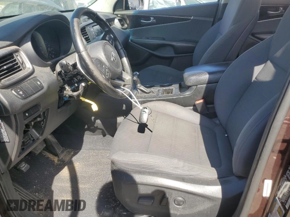 2016 Kia Sorento LX with VIN 5XYPGDA58GG001526, listed as a Copart auction lot 72775054 with 186,118 mi miles and Salvage Title. Bid and sale history available at DreamBid. Image 7.
