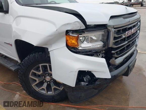 2021 GMC Canyon 4WD AT4 w/Leather with VIN 1GTG6FEN6M1154040, listed as a IAAI auction lot 41209527 with 29,484 mi miles. Bid and sale history available at carsss.com. Image 6.