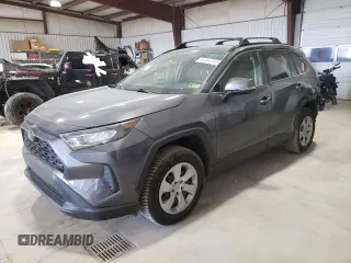 2019 Toyota RAV4 LE with VIN JTMG1RFV3KJ007024, listed as a Copart auction lot 53364185 with 92,591 mi miles and Salvage Title. Bid and sale history available at carsss.com. Image 1.