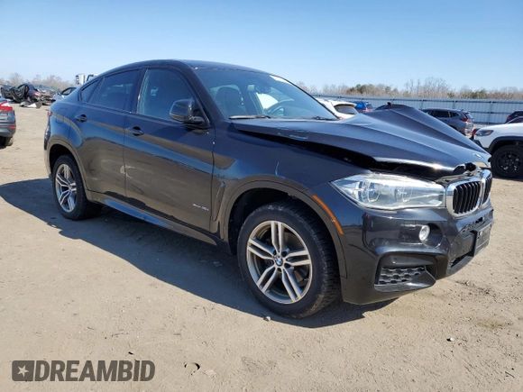 2016 BMW X6 xDrive35i with VIN 5UXKU2C57G0N83028, listed as a Copart auction lot 42177204 with 119,803 mi miles and . Bid and sale history available at DreamBid. Image 4.